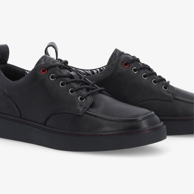 LOAFLY PLATO M - TUMBLED LEATHER - BLACK